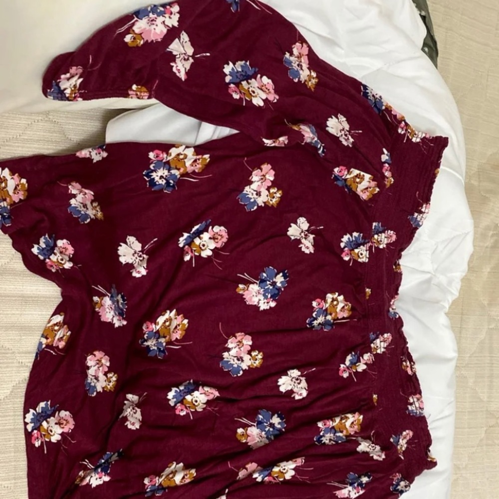 off the shoulder, long sleeve top